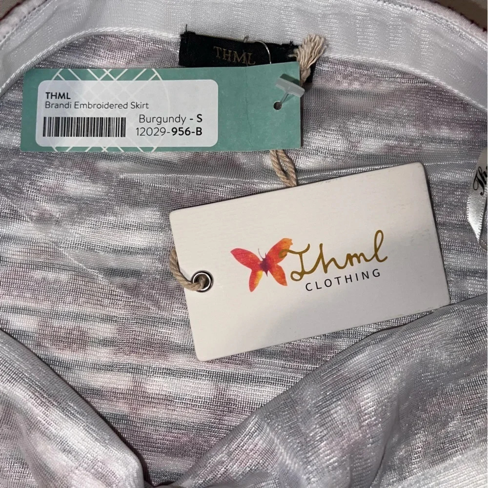 THML,Brandi,S, geometric Aztec pattern embordered… - image 6